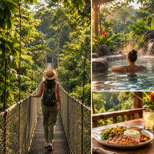 Arenal Hanging Bridges & Hot Springs with Meal